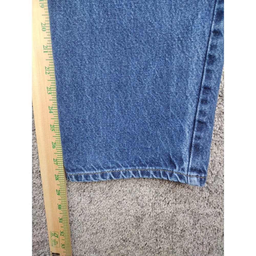 Polo Jean Co Ralph Lauren Women's Blue Denim Jeans Size 14x29 Straight Leg Flag - Picture 9 of 16